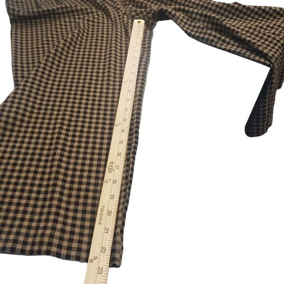 J. Jill Relaxed Ponte Full Leg Cropped Pants Size Large Brown and Black - Picture 3 of 9